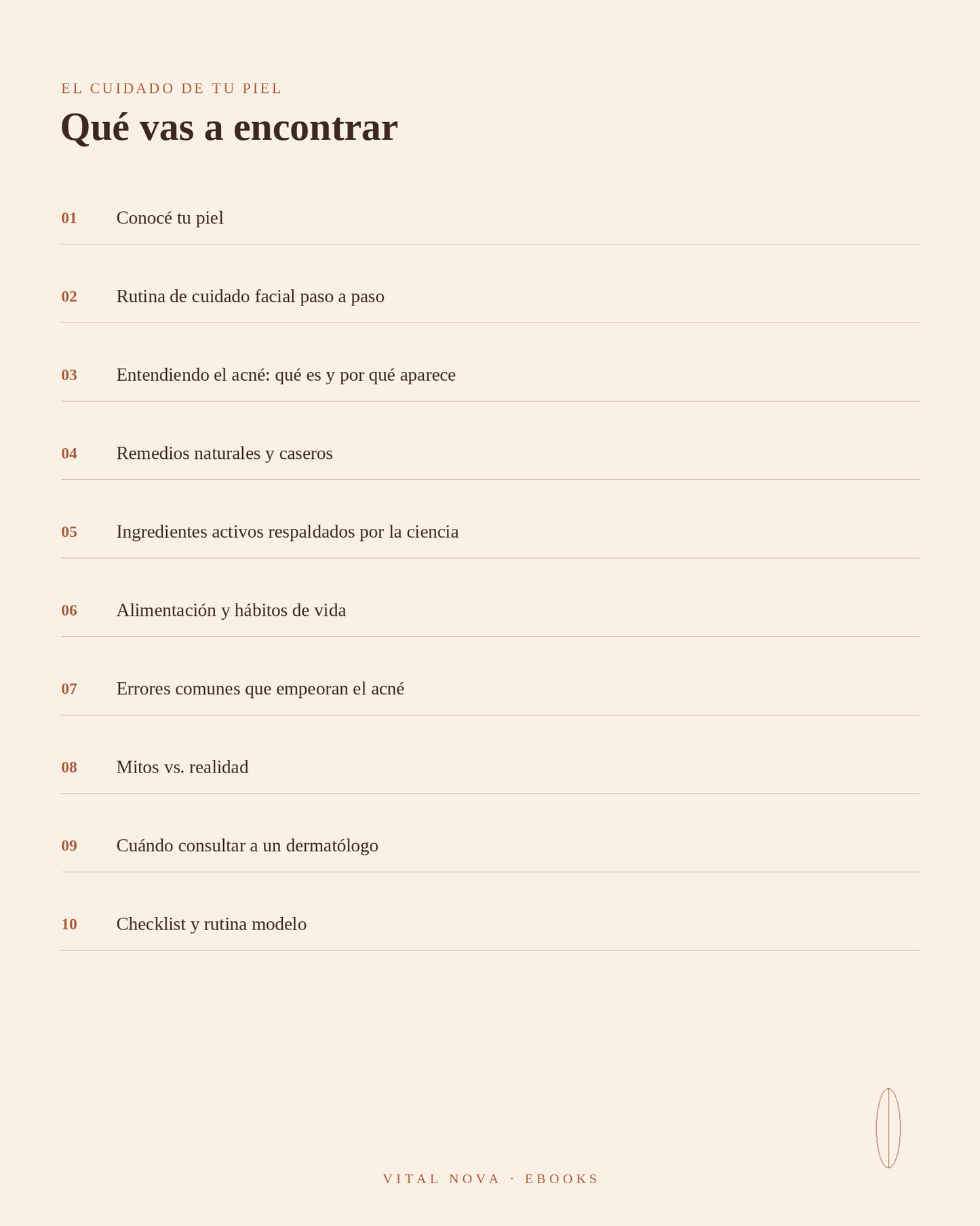 Piel Real, Ciencia Real — Guía práctica para prevenir y tratar el acné